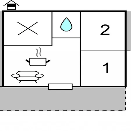 아파트 Two-bedroom In Poljica